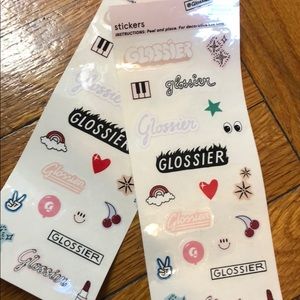 Glossier Makeup Stickers